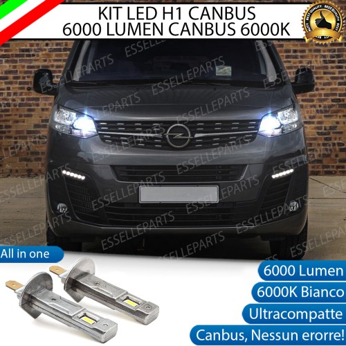 Kit Full LED coppia H1 - ULTRA COMPATTA - 6000 LUMEN abbaglianti OPEL ZAFIRA LIFE