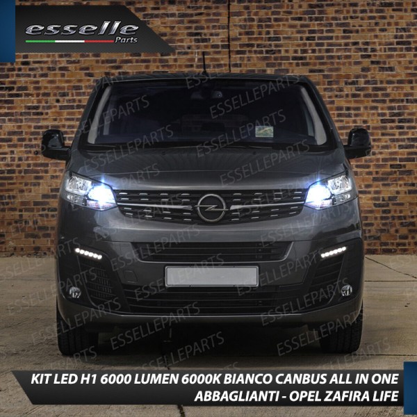Kit Full LED coppia H1 - ULTRA COMPATTA - 6000 LUMEN abbaglianti OPEL ZAFIRA LIFE