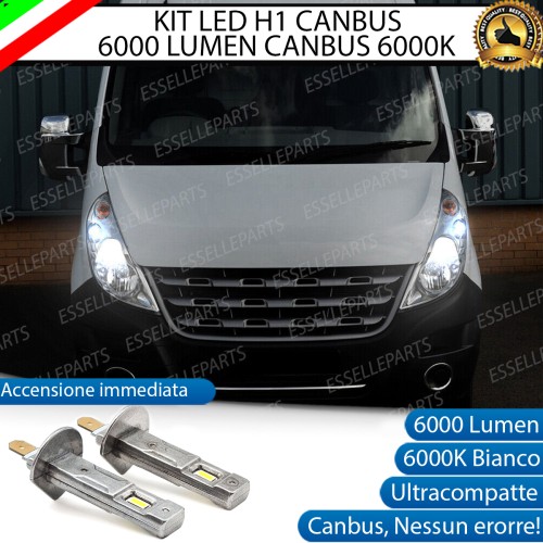 Kit Full LED H1 Abbaglianti 6000 lumen OPEL MOVANO II