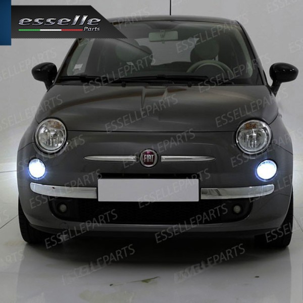 Kit Full LED H1 Abbaglianti 6000 Lumen 6000K bianco FIAT 500 Pre-Restyling