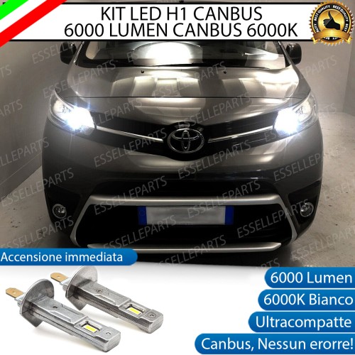Kit Full LED H1 ULTRA COMPATTA 6000 LUMEN abbaglianti TOYOTA PROACE VERSO