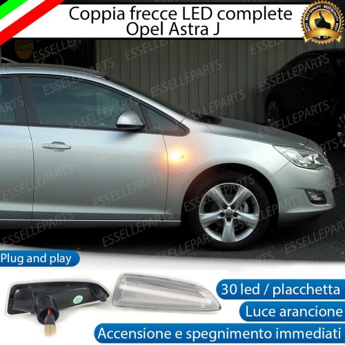 PLACCHETTE LATERALI A 30 LED PER FRECCE SPECIFICHE PER OPEL ASTRA J DAL 2009 AL 2015