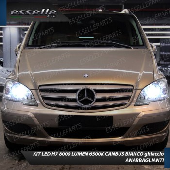 Kit Full LED H7 8000 Lumen 6000K Anabbaglianti MERCEDES Vito W639