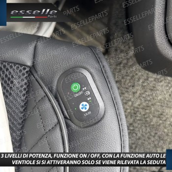 Coprisedile Copri Sedile Ventilato 24 Ventole Traspirante Con Bordo Similpelle Coprisedile Copri Sedile Ventilato 24 Ventole Traspirante Con Bordo Similpelle