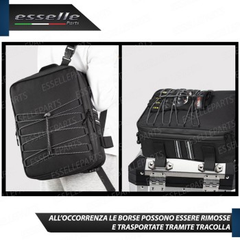 Set 3 Borse Aggiuntive Valigie Laterali e Posteriori per Bauletti Moto Adventure Set 3 Borse Aggiuntive Valigie Laterali e Posteriori per Bauletti Moto Adventure