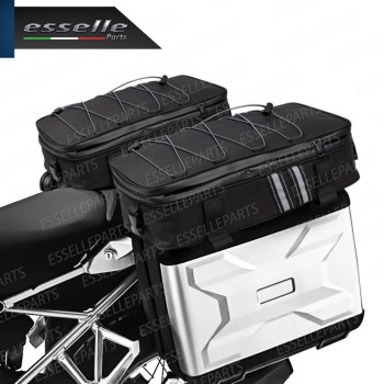 Set 3 Borse Aggiuntive Valigie Laterali e Posteriori per Bauletti Moto Adventure Set 3 Borse Aggiuntive Valigie Laterali e Posteriori per Bauletti Moto Adventure