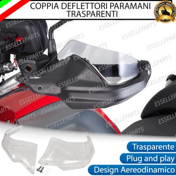 COPPIA DEFLETTORI PARAMANI IN ABS TRASPARENTI PER BMW MOTO
