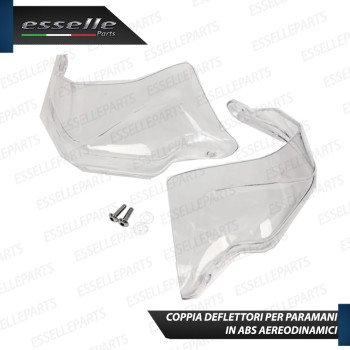 COPPIA DEFLETTORI PARAMANI IN ABS TRASPARENTI PER BMW MOTO