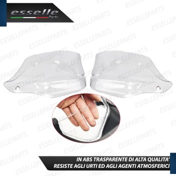 COPPIA DEFLETTORI PARAMANI IN ABS TRASPARENTI PER BMW MOTO