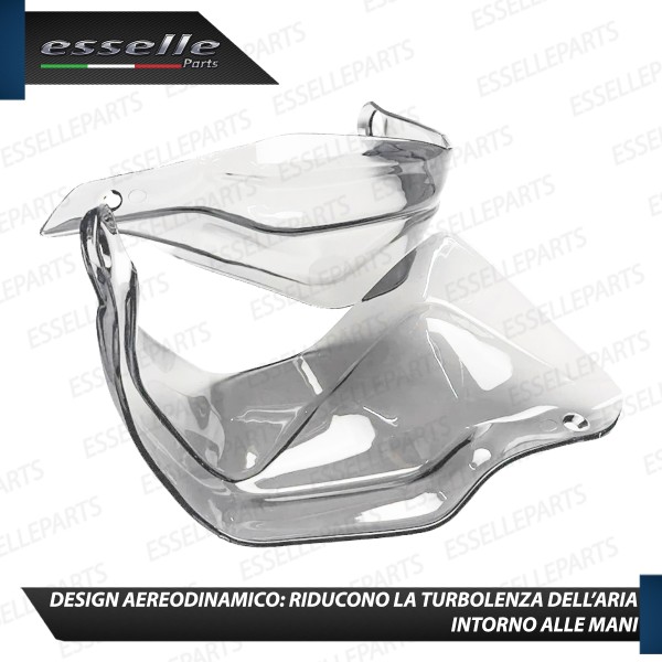 COPPIA DEFLETTORI PARAMANI IN ABS TRASPARENTI PER BMW MOTO