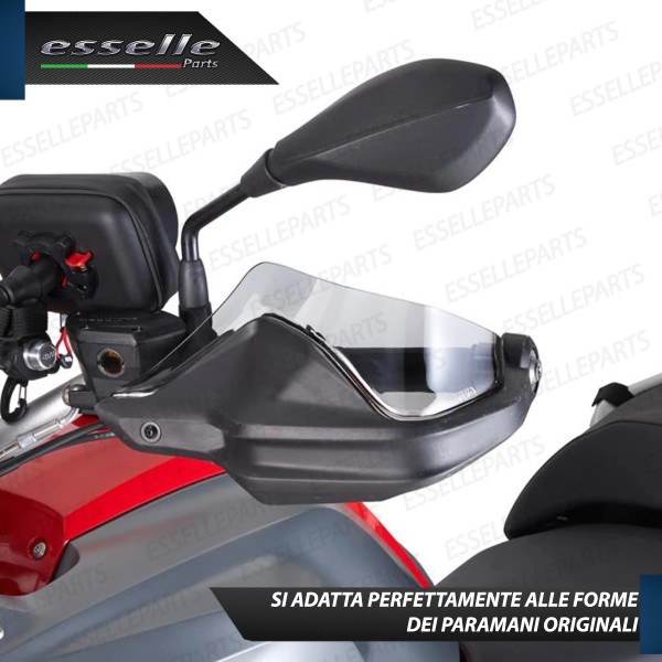 COPPIA DEFLETTORI PARAMANI IN ABS TRASPARENTI PER BMW MOTO