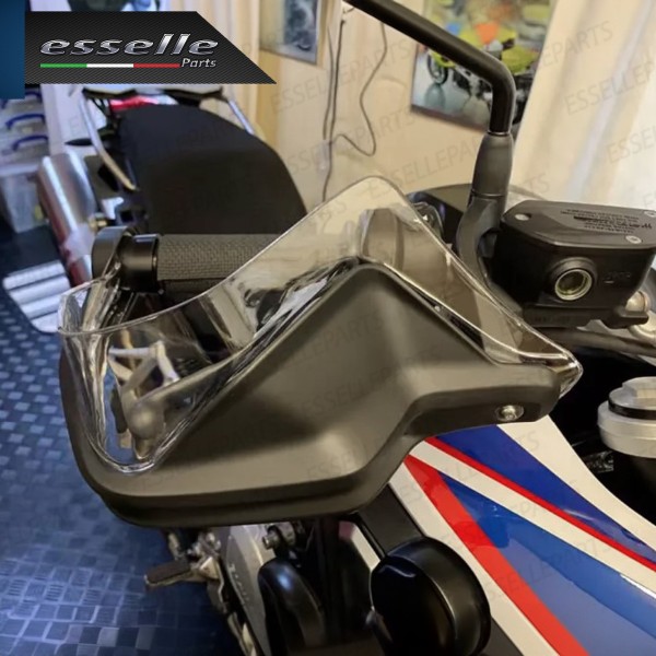 COPPIA DEFLETTORI PARAMANI IN ABS TRASPARENTI PER BMW MOTO
