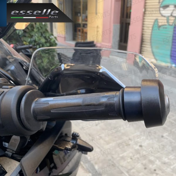 COPPIA DEFLETTORI PARAMANI IN ABS TRASPARENTI PER BMW MOTO