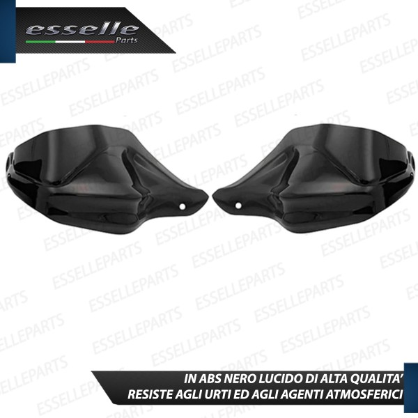 COPPIA DEFLETTORI PARAMANI IN ABS NERO LUCIDO PER BMW MOTO