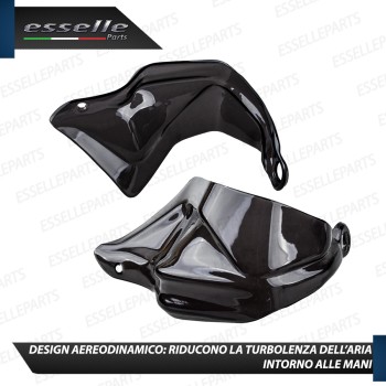 COPPIA DEFLETTORI PARAMANI IN ABS NERO LUCIDO PER BMW MOTO