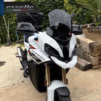 COPPIA DEFLETTORI PARAMANI IN ABS NERO LUCIDO PER BMW MOTO