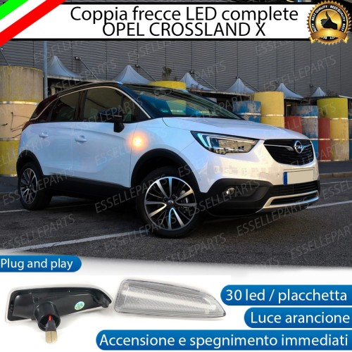 PLACCHETTE LATERALI A 30 LED PER FRECCE SPECIFICHE PER OPEL CROSSLAND X DAL 2017