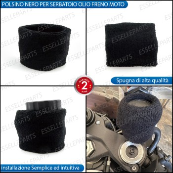 POLSINO NERO PER SERBATOIO OLIO FRENO MOTO CALZINO IN SPUNGA ELASTICA POLSINO NERO PER SERBATOIO OLIO FRENO MOTO CALZINO IN SPUNGA ELASTICA