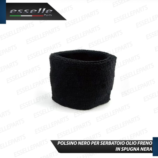 POLSINO NERO PER SERBATOIO OLIO FRENO MOTO CALZINO IN SPUNGA ELASTICA