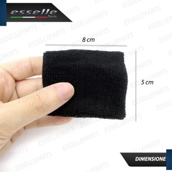 POLSINO NERO PER SERBATOIO OLIO FRENO MOTO CALZINO IN SPUNGA ELASTICA POLSINO NERO PER SERBATOIO OLIO FRENO MOTO CALZINO IN SPUNGA ELASTICA