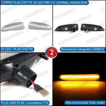 PLACCHETTE LATERALI A 30 LED PER FRECCE SPECIFICHE PER OPEL GRANDLAND X DAL 2017 PLACCHETTE LATERALI A 30 LED PER FRECCE SPECIFICHE PER OPEL GRANDLAND X DAL 2017