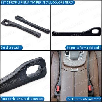 Set 2 Riempitivi Tra Sedile Sedili E Vano Centrale Bracciolo Anti Caduta Oggetti
