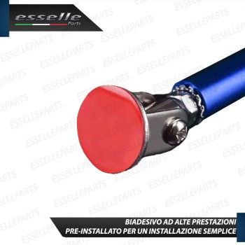 2 X BARRE SUPPORTO TIRANTI IN ACCIAIO BLU 20CM PER PARAURTI, SPOILER, SPLITTER 2 X BARRE SUPPORTO TIRANTI IN ACCIAIO BLU 20CM PER PARAURTI, SPOILER, SPLITTER