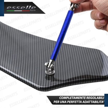 2 X BARRE SUPPORTO TIRANTI IN ACCIAIO BLU 20CM PER PARAURTI, SPOILER, SPLITTER 2 X BARRE SUPPORTO TIRANTI IN ACCIAIO BLU 20CM PER PARAURTI, SPOILER, SPLITTER
