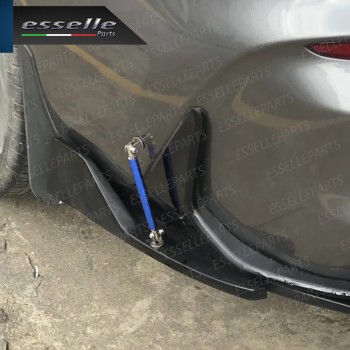 2 X BARRE SUPPORTO TIRANTI IN ACCIAIO BLU 20CM PER PARAURTI, SPOILER, SPLITTER 2 X BARRE SUPPORTO TIRANTI IN ACCIAIO BLU 20CM PER PARAURTI, SPOILER, SPLITTER