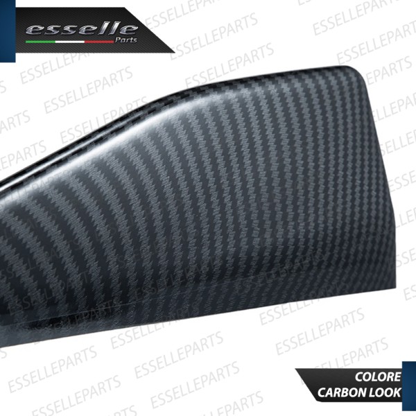 4 X Flap splitter spoiler minigonne laterali carbon look in ABS aerodinamici