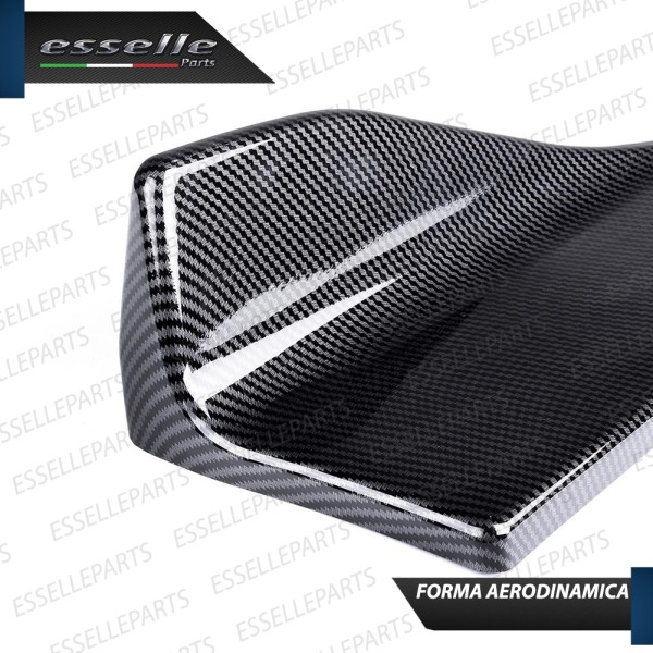 4 X Flap splitter spoiler minigonne laterali carbon look in ABS aerodinamici
