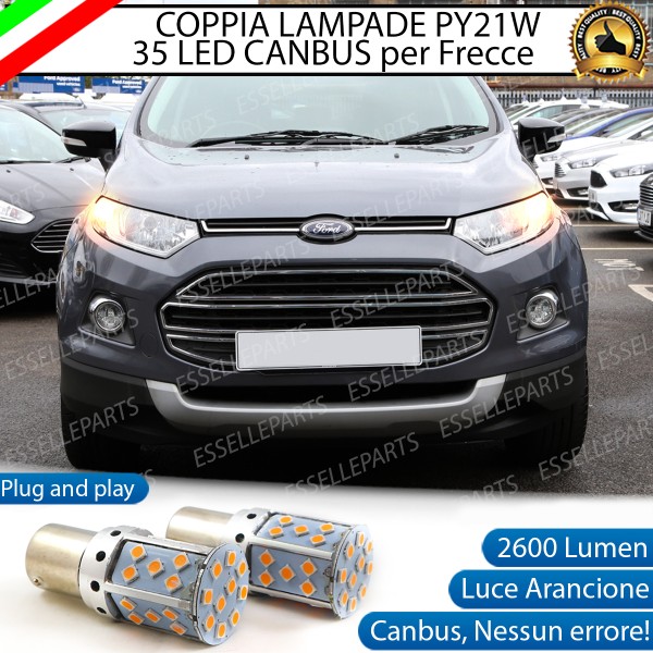 Coppia Frecce Anteriori PY21W 35 LED Canbus FORD ECOSPORT