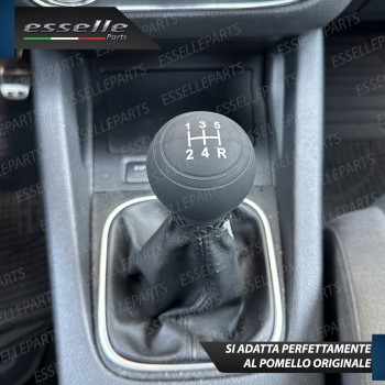 COVER POMELLO IN SILICONE NERO OPACO ERGONOMICO PER CAMBIO 5 MARCE