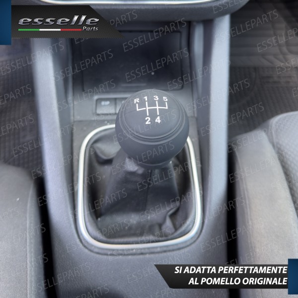 COVER POMELLO IN SILICONE NERO OPACO ERGONOMICO PER CAMBIO 5 MARCE