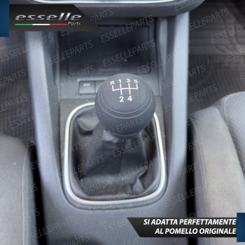 COVER POMELLO IN SILICONE NERO OPACO ERGONOMICO PER CAMBIO 5 MARCE