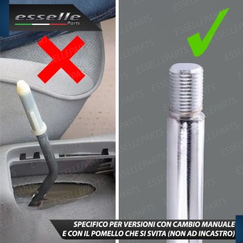 Pomello Cambio Manuale Lungo In Stile JDM Nero Carbon Look