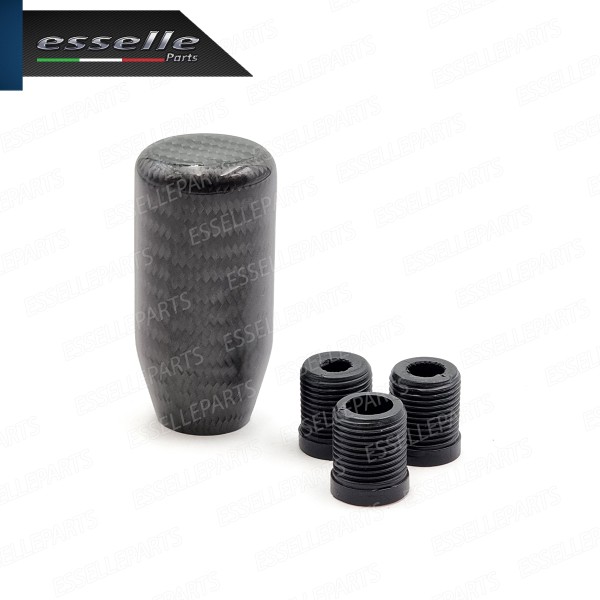 Pomello Cambio Manuale Lungo In Stile JDM Nero Carbon Look