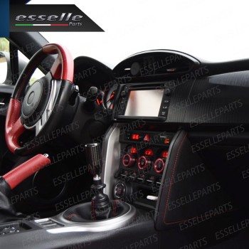 Pomello Cambio Manuale Lungo In Stile JDM Nero Carbon Look
