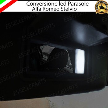 Coppia Lampade Alette Parasole a LED per ALFA ROMEO Stelvio