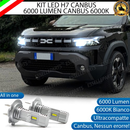 Kit Full LED H7 6400 LUMEN Abbaglianti DACIA DUSTER MK3