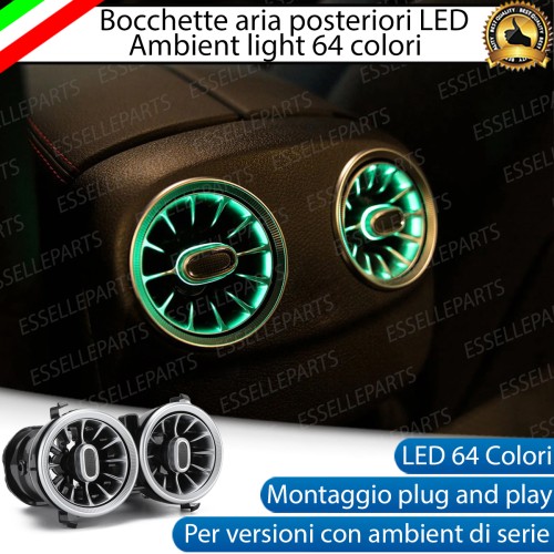 Ambient Light Led Interni Mercedes Classe B W247 Aria Condizionata 64 Colori Led