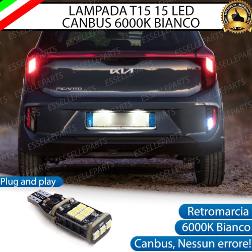 Luce Retromarcia 15 LED KIA PICANTO MK3 RESTYLING 600 LUMEN
