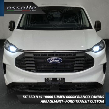 Kit Luci Diurne/Abbaglianti H15 10800 LUMEN FORD TRANSIT CUSTOM 2