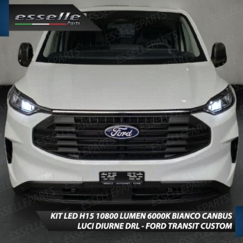 Kit Luci Diurne/Abbaglianti H15 10800 LUMEN FORD TRANSIT CUSTOM 2