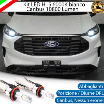 Kit Luci Diurne/Abbaglianti H15 10800 LUMEN FORD TRANSIT CUSTOM 2
