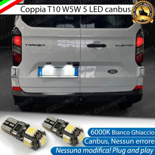 Luci targa 5 LED Canbus per FORD TOURNEO CUSTOM MK2
