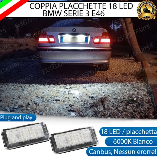 Placchette Led Luci Targa 18 Led Specifiche Bmw Serie 3 E46