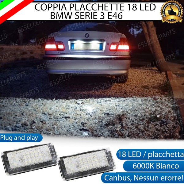 Placchette Led Luci Targa 18 Led Specifiche Bmw Serie 3 E46
