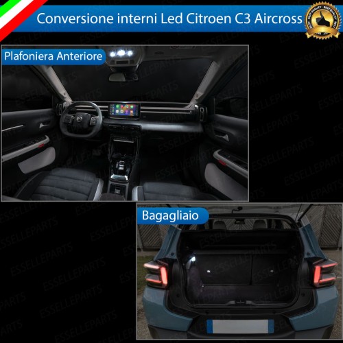 Led interni Completo Per Citroen C3 Aircross MK2