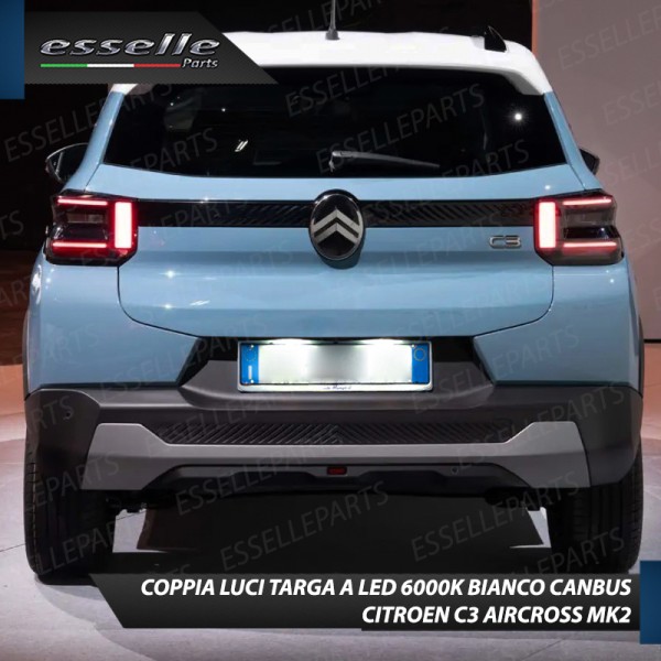 Luci targa 5 LED Canbus per Citroen C3 Aircross MK2